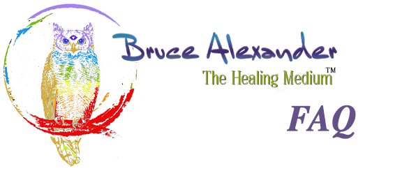 A logo of bruce alexander, the healing expert